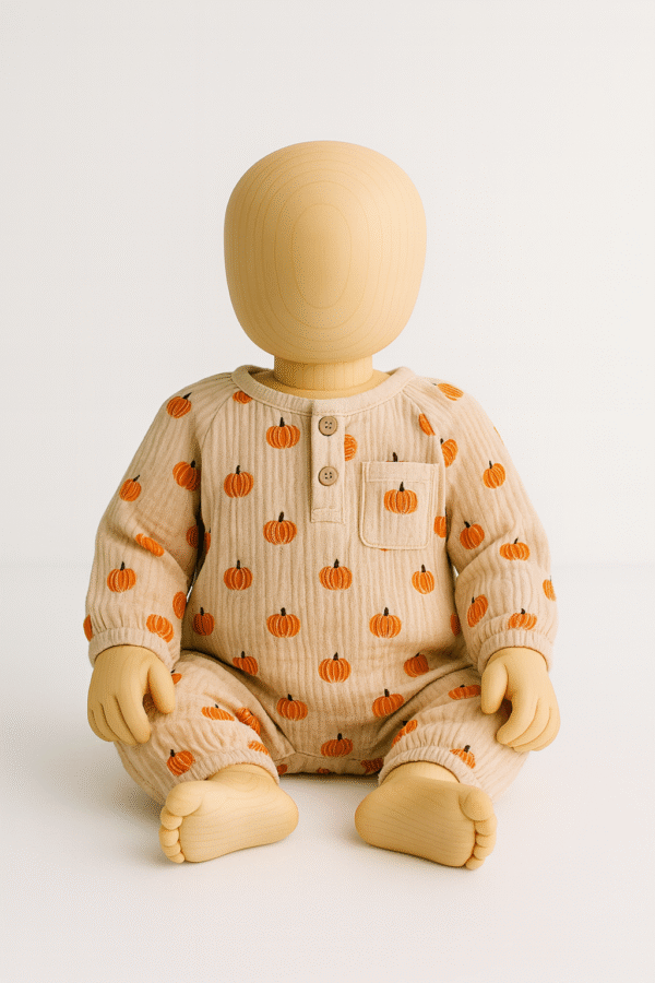 Pelele de Muselina Little Pumpkin - Imagen 4